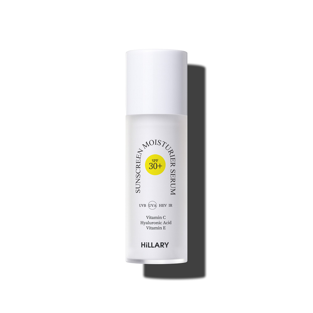 Солнцезащитная увлажняющая сыворотка с витамином С SPF30 Sunscreen moisturier serum Vitamin C SPF30 Hillary 30 мл Киев - изображение 1