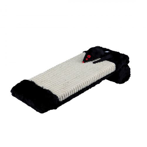 Царапка Trixie для кошек с валиком и игрушкой сизаль/плюш черная 15x35 см Киев - изображение 1