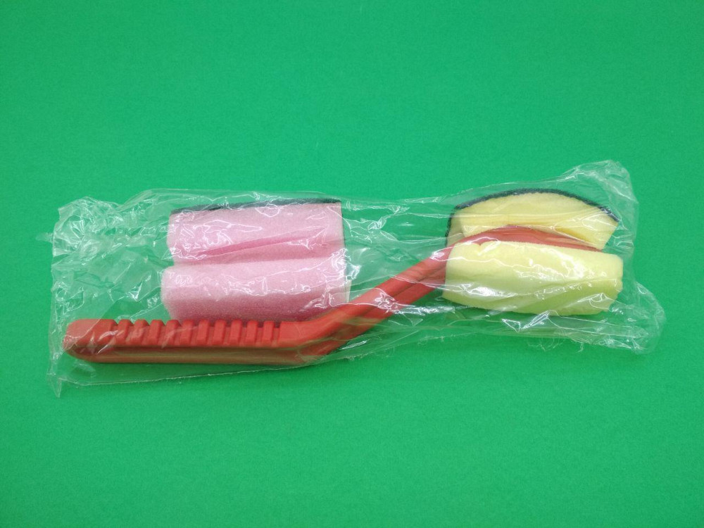 Мочалка для посуду з ручкою поролонова з запаскою Харків - фото 1