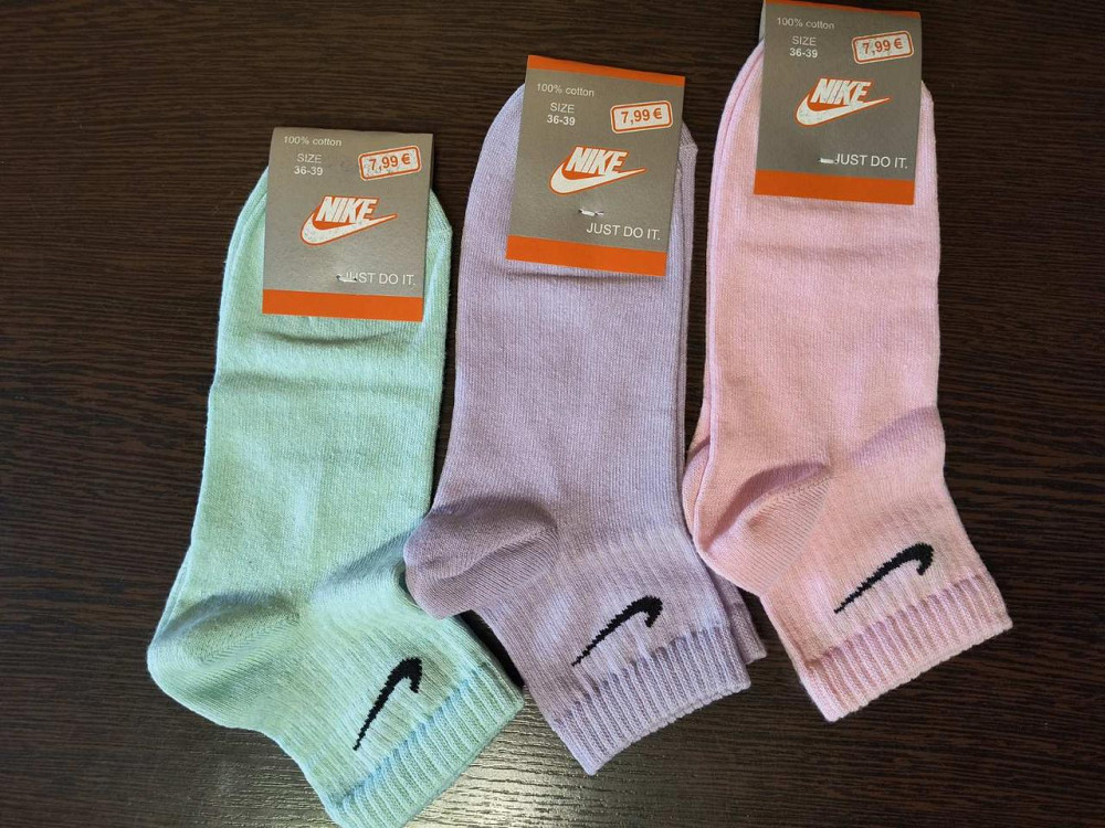 Жіночі спортивні шкарпетки (3 штук) Nike W3. Розмір 36-40 Київ - фото 4