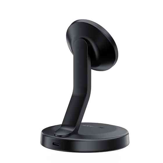 Бездротовий мультизарядний пристрій ACEFAST E26 desktop mobile phone wireless charging holder Black Одеса