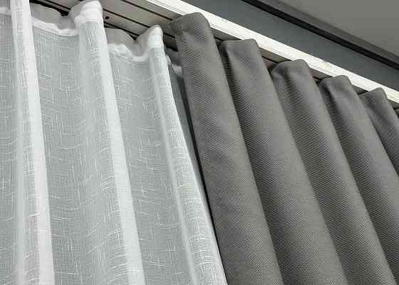 Премиальная ткань рогожка для штор 
