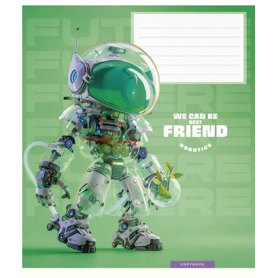 Зошит Школярик We can be best friend 12 аркушів клітинка (012-3461K) Вінниця - фото 2