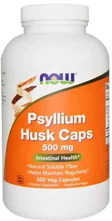 Подорожник (шелуха з насіння) Now Foods Psyllium Husk 500 мг 500 вег капс Київ