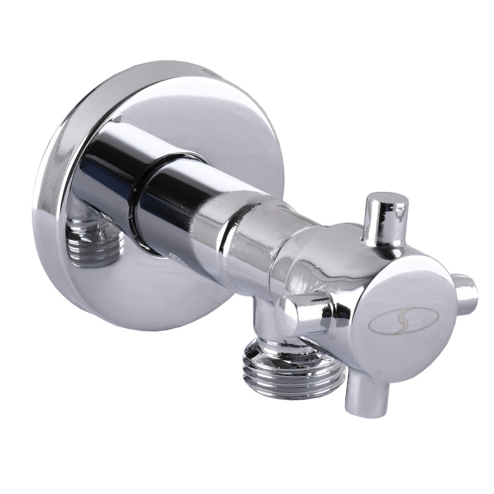 Кран напівобертовий кутовий SOLOMON 1/2″х1/2″ Retro 7077 (2шт) (000002253) Київ - фото 6