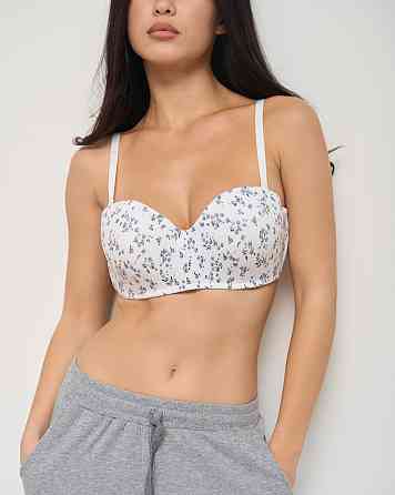 Жіночий бюстгальтер тканина-косичка Nicoletta 80608 95B, Молочний 2 Київ