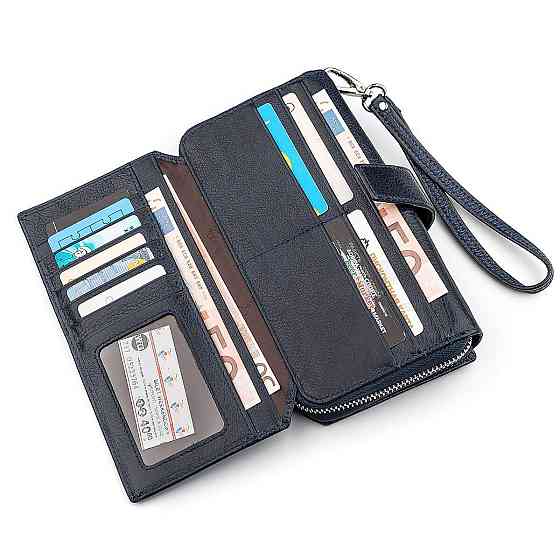 Мужской кошелек кожа Синий (ST Leather) Киев