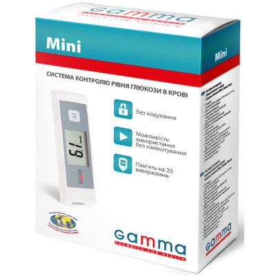 Глюкометр Gamma Mini (7640143651801) Винница - изображение 4