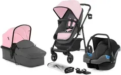 Дитяча коляска Kinderkraft JULI różowy Głęboko Spacerowy + Fotelik Київ - фото 1