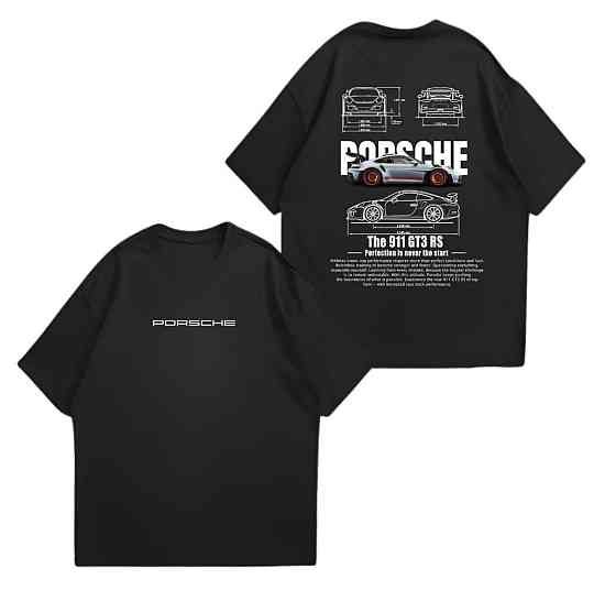 Футболка с принтом Porsche 911 GT3 RS Хаки, S Черновцы