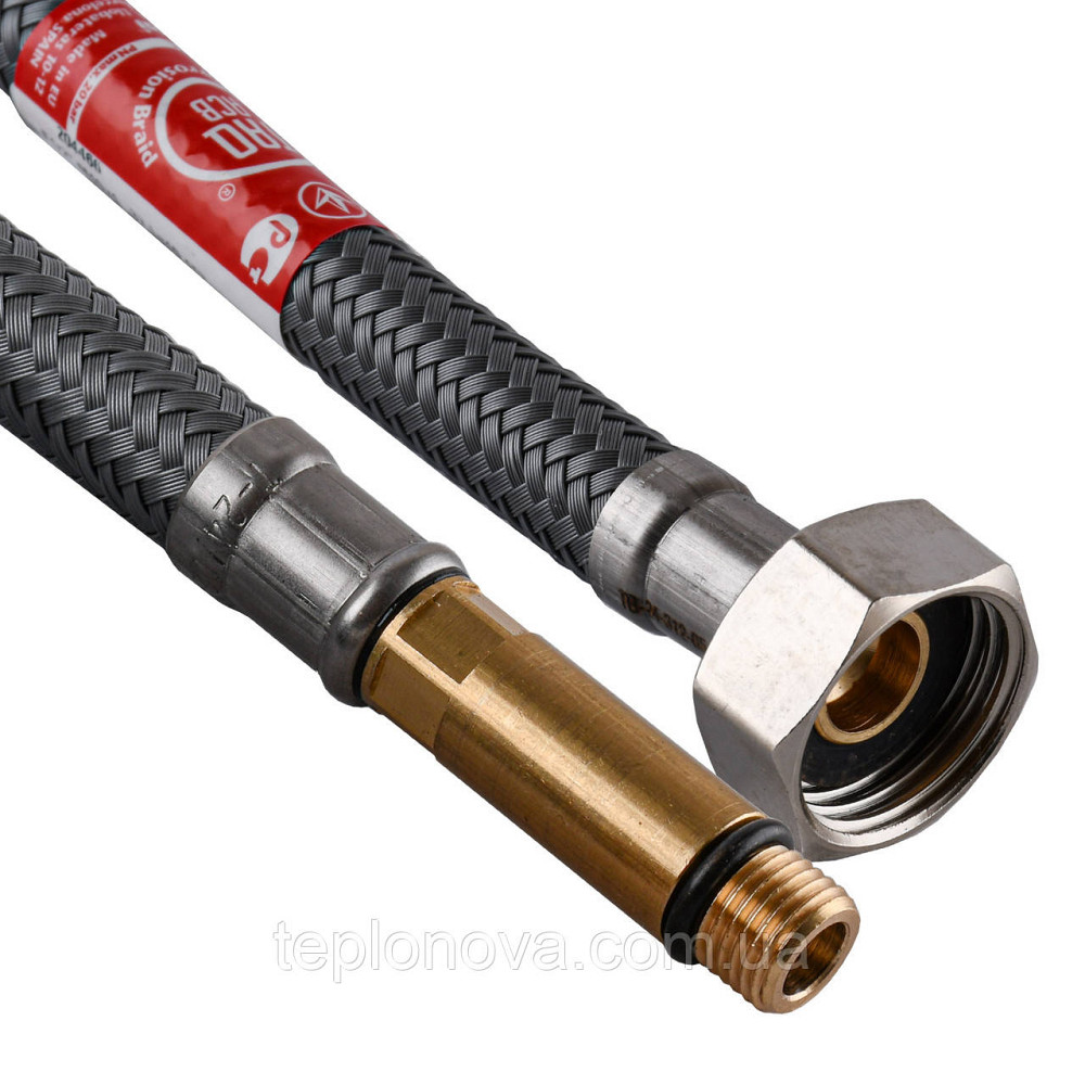 Шланг для змішувача TUCAI М10х1/2" довгий штуцер 1,0 м АНТИКОРРОЗІЯ TAQ GRIF ACB 204471 Чернівці - фото 1