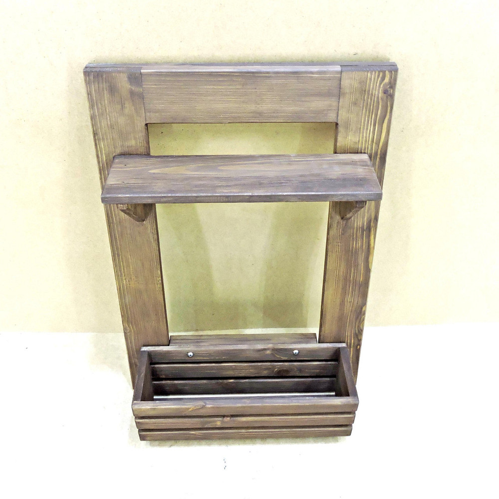 Полиця настінна для квітів "Манаус" капучино Миколаїв - фото 7