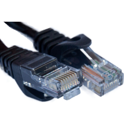 Патч-корд 7м UTP cat.5e, CCA, black GEAR (GPC-UTPCCARJ45-7B) Винница - изображение 1