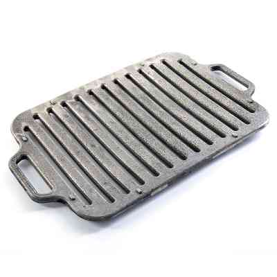 Решітка для гриля СИЛА чавунна з ручками 420х250мм товщина 20мм (960128) Вінниця