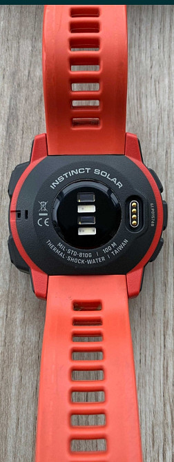 СМАРТ - Часы: Garmin Instinct Solar Flame Red. Киев - изображение 5