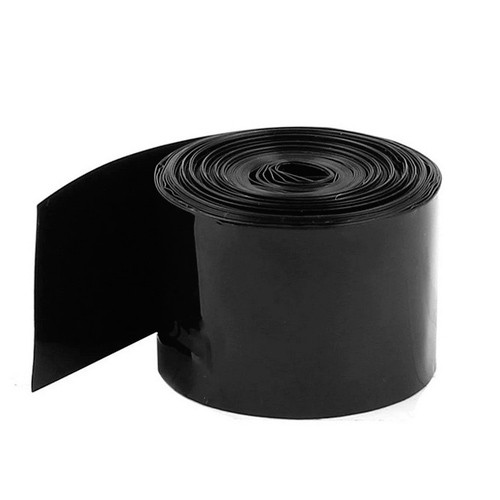Термозбіжна трубка ПВХ 150x0.15мм, 1м, чорна Вінниця - фото 4
