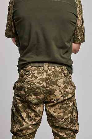 Военные штаны пиксель рип-стоп, боевые штурмовые летние штаны с затяжками под коленями Львов