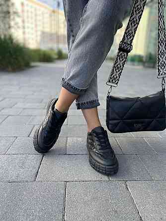 Weide Кеди жіночі WEIDE чорні еко-шкіра 37-41рр. ( ) Коломия