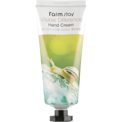 Крем для рук FarmStay Visible Difference Hand Cream Snail С муцином улитки 100 г (8809338560055) Винница - изображение 1