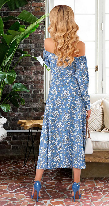 Плаття в довжині міді з розрізом Київ - фото 4