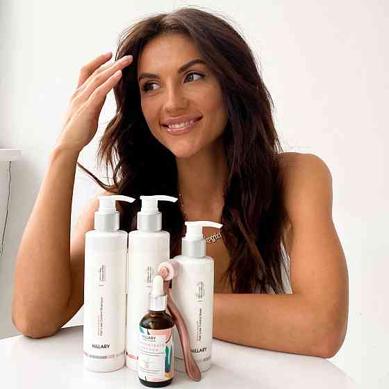 Набор против выпадения волос + Мезороллер для кожи головы Hillary Киев