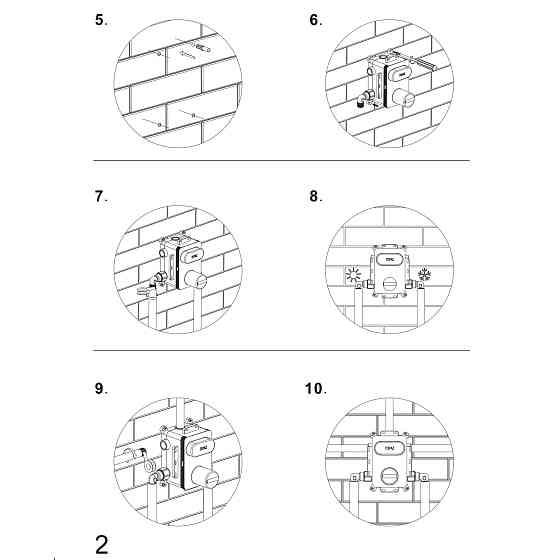Душова система вбудована TOPAZ LOFT TLF 32117-L06-C-Termostat Луцк