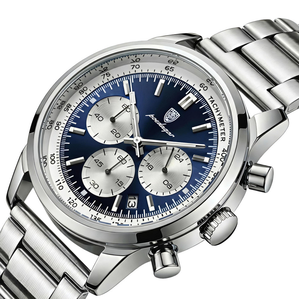 Годинник чоловічий наручний Poedagar Innova Steel (2 ремінці) Київ - фото 9