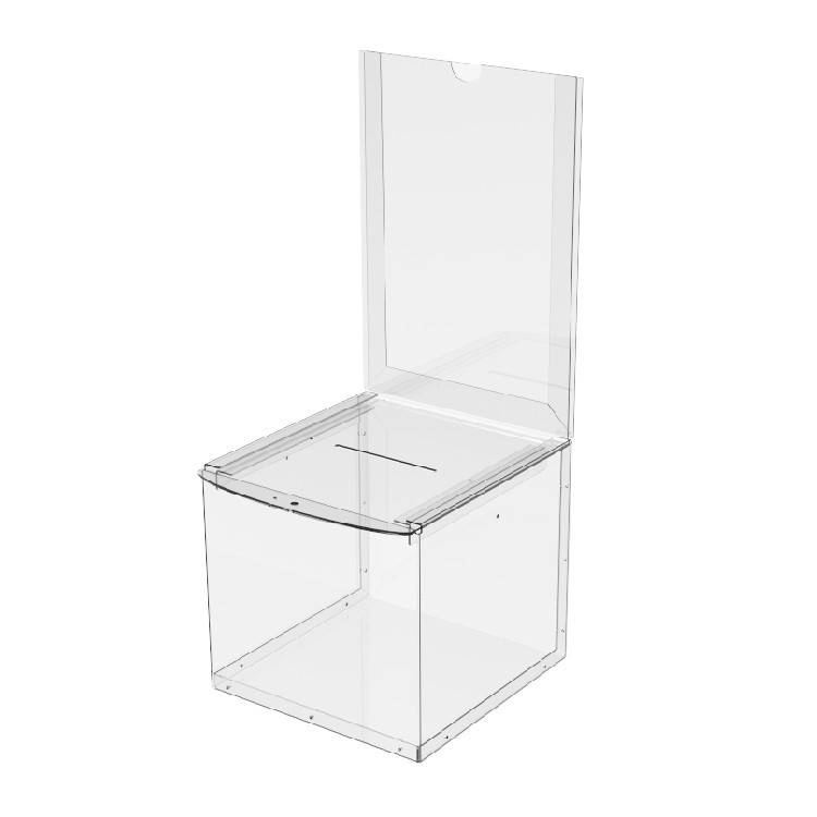 Ящик для пожертвований EKOSTAR с замком 215х215х200/500 мм Киев - изображение 2