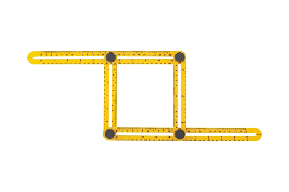 Шаблометр MASTERTOOL 250х120 мм пластиковый 30-3525 Ровно - изображение 1