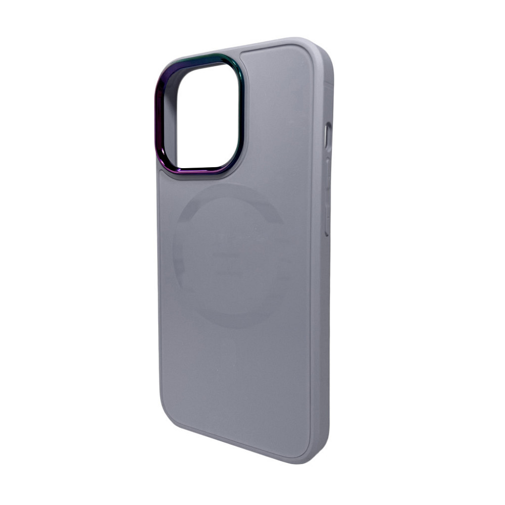 Чохол для смартфона AG Glass Sapphire MagSafe Logo for Apple iPhone 15 Grey Київ - фото 1