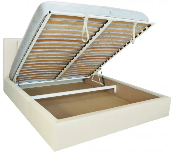 Кровать Sanam VIP 120 х 190 см Fly 2200 A1 С дополнительной металлической цельносварной рамой Белый Киев