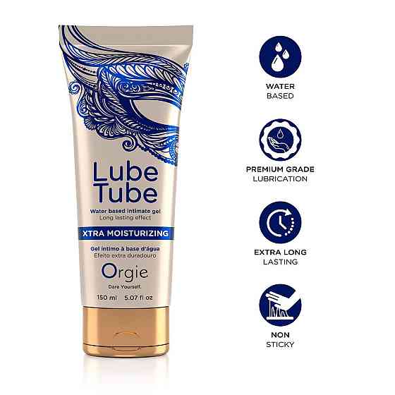 Лубрикант на водной основе Orgie Lube Tube Xtra Moisturizing, 150 мл, интенсивное увлажнение Sex Aura Киев