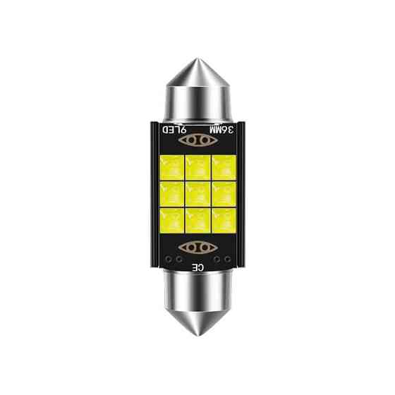 Светодиодная лампа StarLight T11 9 SMD 3030 CREE Canbus Festoon SV8.5 (C5W/C10W) WHITE 36mm 12V Харьков