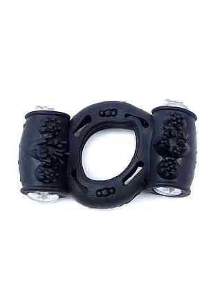 Ерекційне кільце Ring Double Black Sex Aura Київ