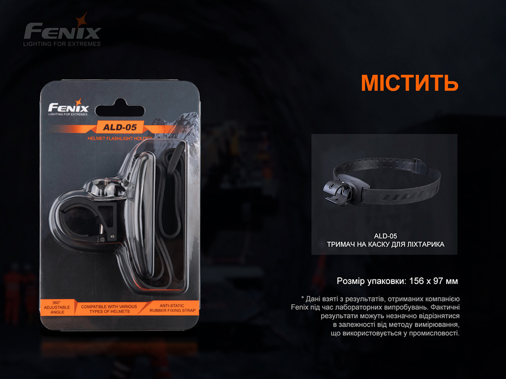 Универсальный крепеж на шлем с повязкой Fenix ​​ALD-05 Ровно - изображение 10