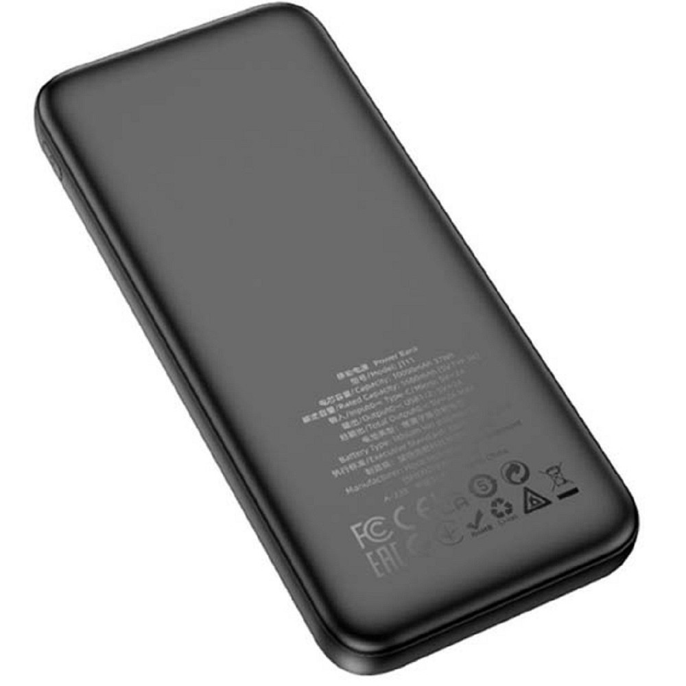 УМБ Power Bank Hoco J111 10000 mAh micro-USB Type-C чорний Київ - фото 4