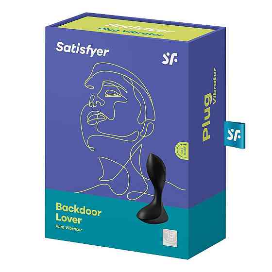 Анальна вібропробка Satisfyer Backdoor Lover Black Sex Aura Київ