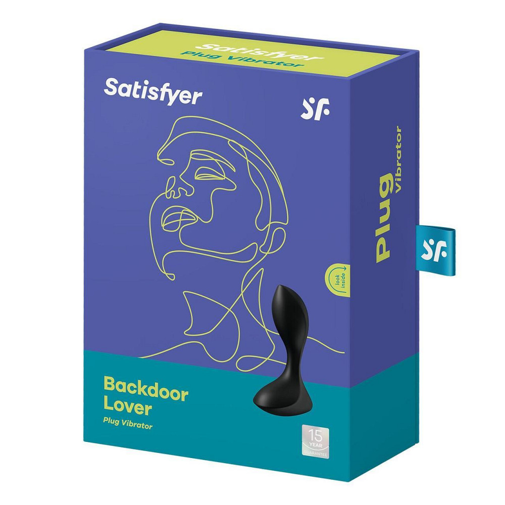 Анальна вібропробка Satisfyer Backdoor Lover Black Sex Aura Київ - фото 6