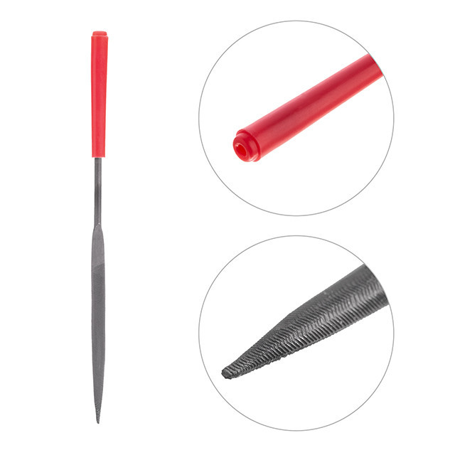 Набір надфілів, 10 шт., 140 мм INTERTOOL HT-3708 Київ - фото 7