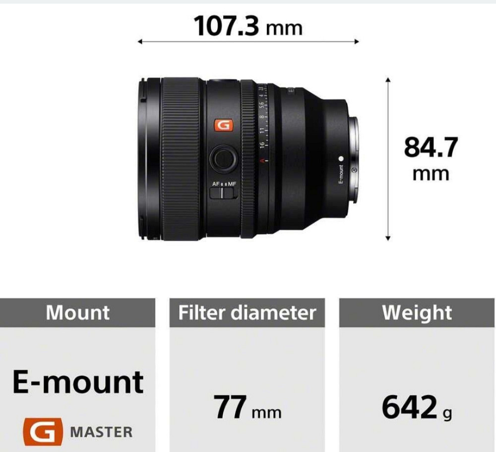 Sony SEL85F14GM2 85mm f/1,4 GM II (SEL85F14GM2B.SYX) Новий. Гарантія. Харків - фото 5