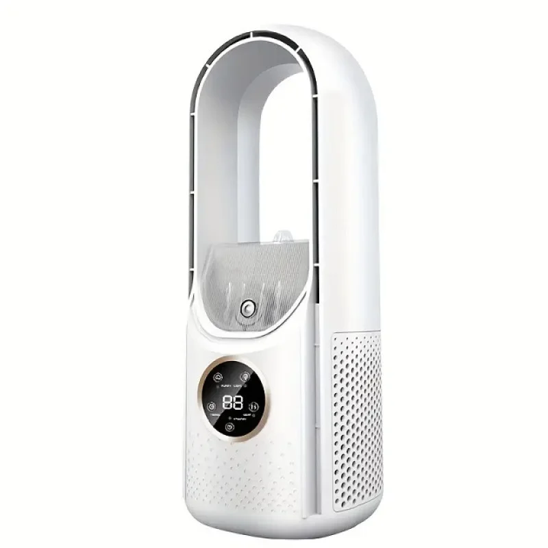 Безлопатевий настільний вентилятор-зволожувач Air Multiplier, 6 швидкостей, таймер, LED-підсвітка Одеса - фото 3