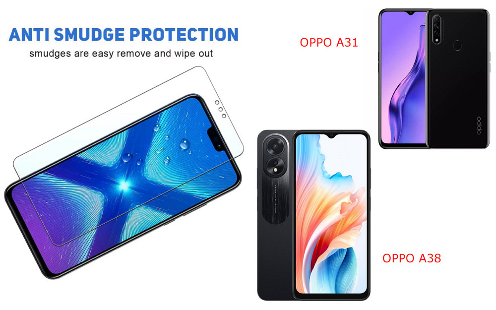 Защитное стекло NeoGlass для OPPO A31, OPPO A38 – ультрапрозрачное и устойчивое Киев - изображение 3