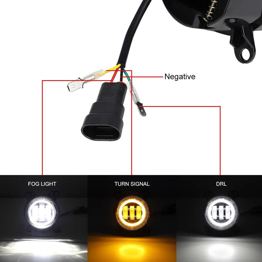 Комплект протитуманних LED фар StarLight HP-GZD-351-04 DAF-105 біле світло DRL + поворот (XF, CF, LF) Харків - фото 4