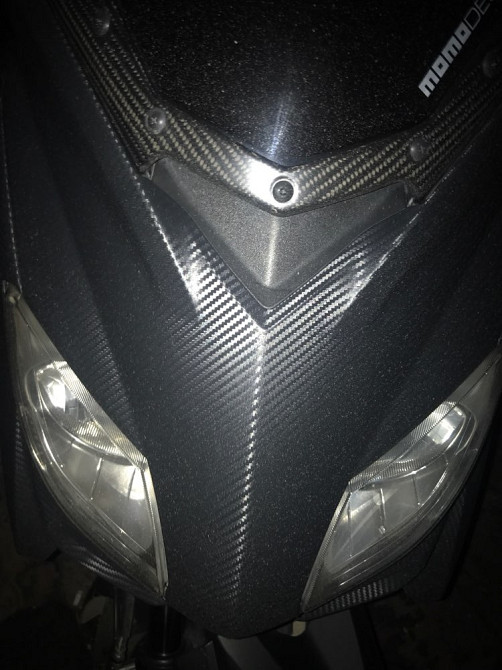 Карбонова плівка авто наклейки помаранчева 125х29.5 Київ - фото 3