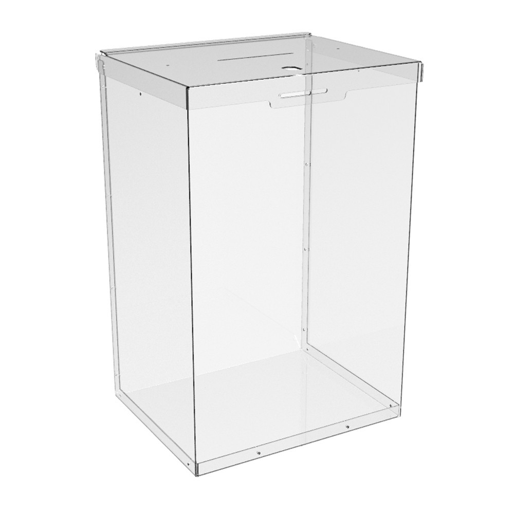 Ящик EKOSTAR с замком для пожертвований и сбора денег 250x200x380. Объем 19 литров Киев - изображение 3