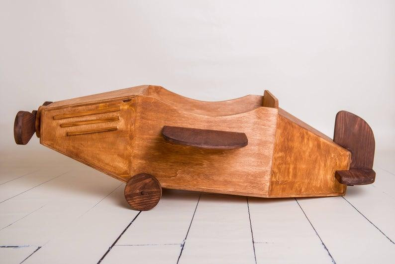 Дитяча іграшка "Літак Карнаж" коричневий Миколаїв - фото 3