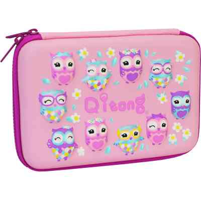 Пенал Cool For School с тиснением 1 отделение Розовый (QT-5626-Pink) Винница