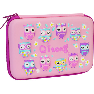 Пенал Cool For School с тиснением 1 отделение Розовый (QT-5626-Pink) Винница - изображение 1