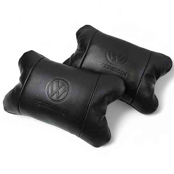 Подушка для поддержки головы в машине Volkswagen, Подушка подголовник для дороги, Подарок водителю EQ-86 Львов