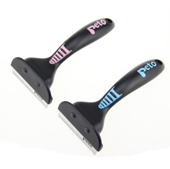 Расческа для кошек и собак Peto, щетка для животных, цвет розовый, размер 16*8см Киев - изображение 3